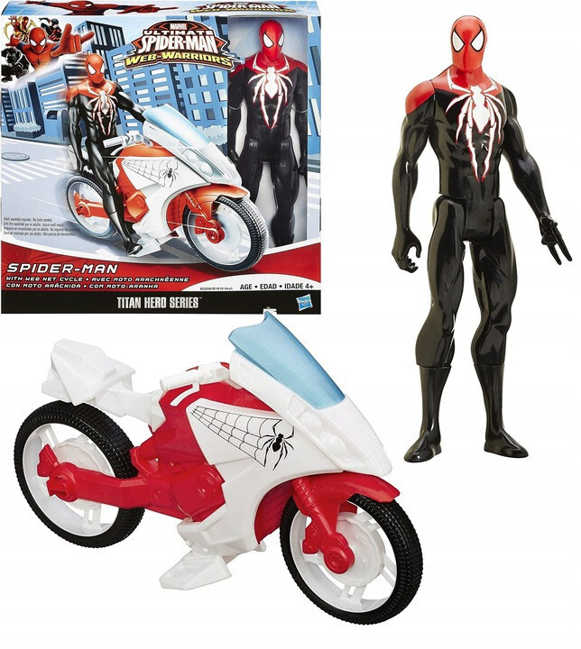 Marvel Ultimate Spiderman Web Warriors Motorcycle Official Hasbro