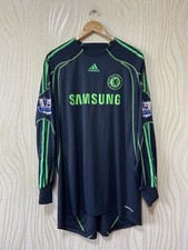CHELSEA 2009 2010 GOALKEEPER  FOOTBALL SHIRT JERSEY ADIDAS MATCH ISSUE TURNBULL 