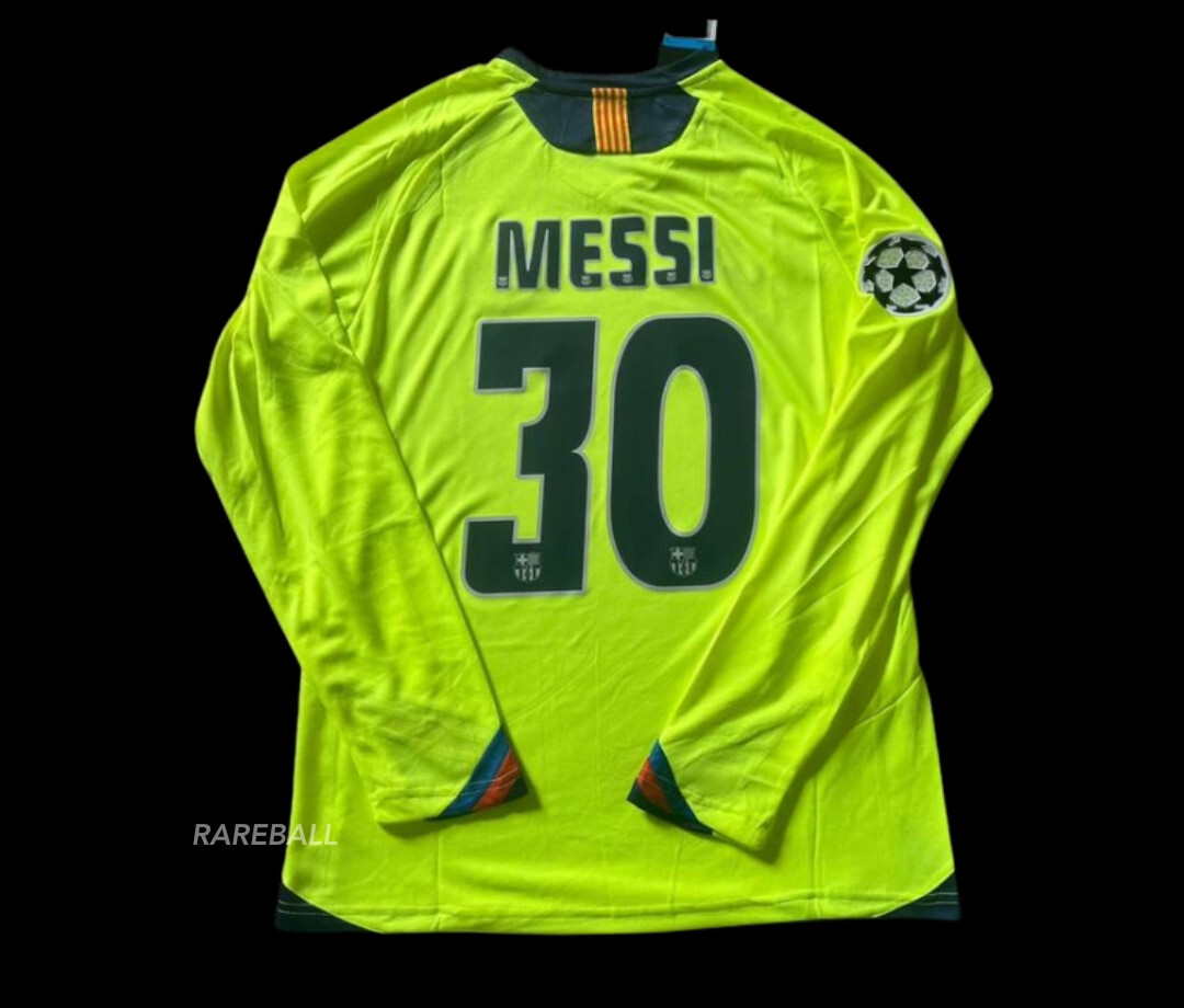 FCバルセロナ 2005-06 アウェイ Messi 正規品 Barcelona jersey 05/06 Away Long_sleeve #Messi | eBay