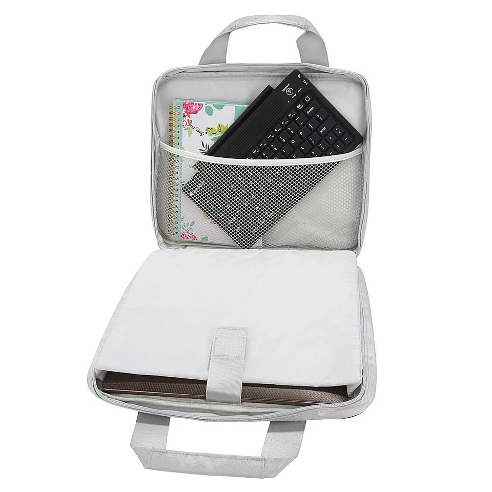 Nylon Laptop Shoulder Bag Tablet Sleeve Case For 10" Asus Transformer Book Flip - Image 3 of 4