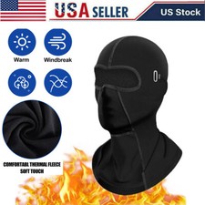 Winter Thermal Motorcycle Balaclava Windproof Ski Full Face Mask Hood Helmet Hat