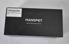 Manspot Electric Groin Hair Trimmer Shaver Replaceable Ceramic Blade Heads Black