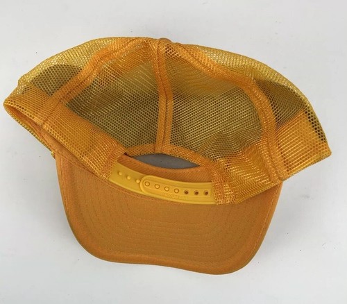 Vintage Honda Yellow Mesh Snapback Trucker Cap Honda Wings - Nissun - Picture 10 of 12