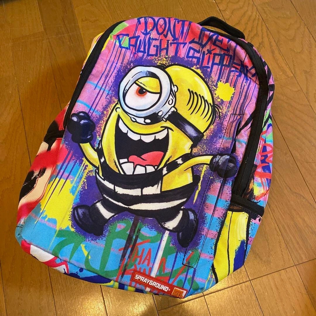 SPRAY GROUND BACKPACK MINIONS ON THE RUN B1248 Despicable Me 3 ...