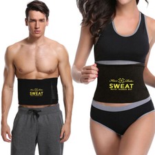 SWEAT Premium Waist Trimmer Belt for Men  Women Shaper Weight Loss Sport Wrap