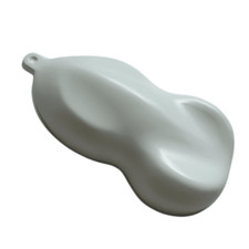 10 Pack of WHITE Hydrographics Paint Car Wrapping Speed Shapes 9" x 5"