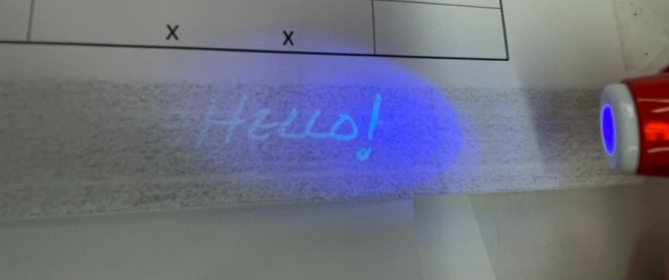 Invisible Ink Pen with UV Flashlight LED Black Light Reactive Secret ...