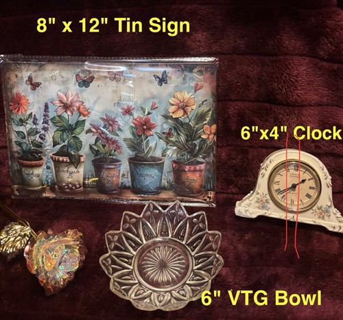 Combo Pack of 4 Different Items for Your Home Decor..ALL for ONE LOW PRICE!!