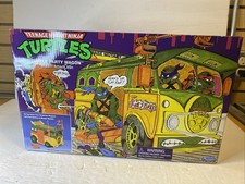 TURTLE PARTY WAGON TMNT Teenage Mutant Ninja Turtles Van Reissue Playmates NEW