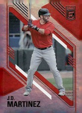 2021 Panini Chronicles #39 J.D. Martinez Elite