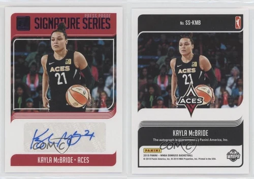 2019 Donruss WNBA Signature Series Press Proof Purple /99 Kayla McBride Auto