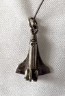 Vintage Hallmarked Sterling Space Shuttle Charm — photo 2