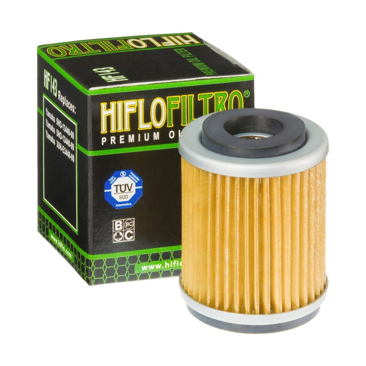 Hi-Flo Oil Filter - HF143 Yamaha SR185 H,J 1981 - 1982