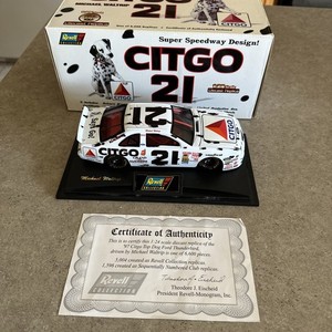 1997 Revell Collection Nascar Michael Waltrip #21 Citgo Top Dog Ford Tbird 1:24