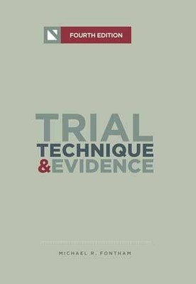 Trial Technique and Evidence (NITA) - Paperback, by Michael R. Fontham - New h