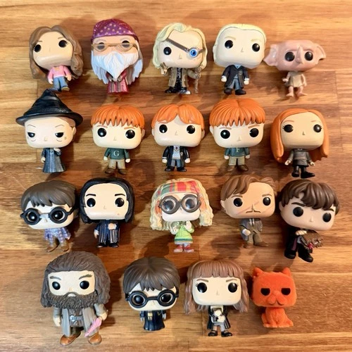 Funko Bitty Pop! Harry Potter Lot of 19 Mini Figures – Loose – Dumbledore, Snape