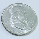 1959 P Silver Franklin Half Dollar 90% UNCIRCULATED COIN FROM SET #7551