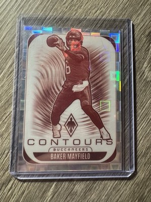 2025 Panini Phoenix - Contours Baker Mayfield #30 Silver Pandora /249