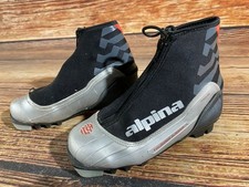 Alpina T10jr Kids Nordic Cross Country Ski Boots Size EU34 US3 for NNN A-168
