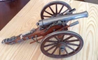 Military 15” DENIX Replica 1861 CIVIL WAR Cannon - Metal w/ Wood - Great Detail