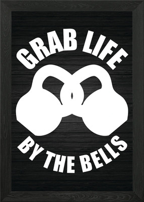 Grab Life By The Bells Gerahmtes Wandbild Poster Leinwanddruck Bild