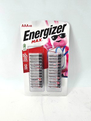Energizer 48pc AAA Max Alkaline Batteries ~ (Exp Dec 2037)