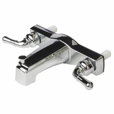 Ultra Mobile Home 8" Chrome Tub Shower Faucet w/Lever Handles Plastic Underbo
