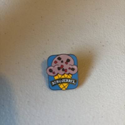 Ben & Jerry's Pinback Button Ice Cream Cone Logo Promo pin