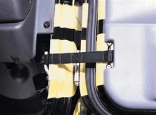 Smittybilt 769401 Adjustable Door Strap - Black - Pair