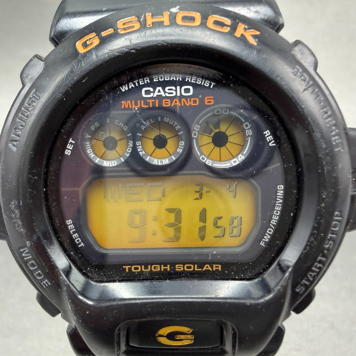 Casio G-Shock GW-6900B Watch Men 51mm Digital Black Alarm