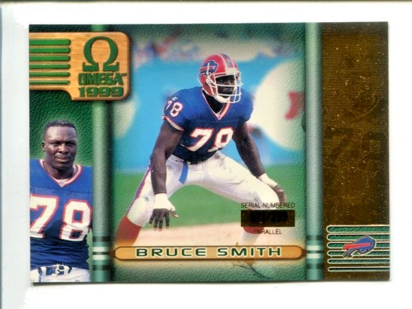 1999 Pacific Omega Gold #30 - Bruce Smith /299 🏈 HOF