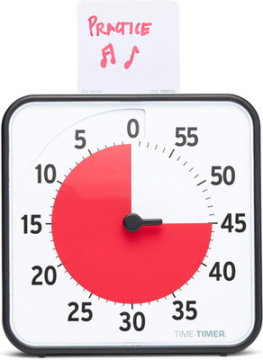 TIME TIMER ORIGINAL Medium 19X19Cm - 60 Minute Visueller Analog-Timer Uhr - Opti