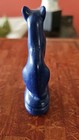 Vintage Ancient Egyptian Cat Handcarved Blue Lapis Stone Figure — photo 4