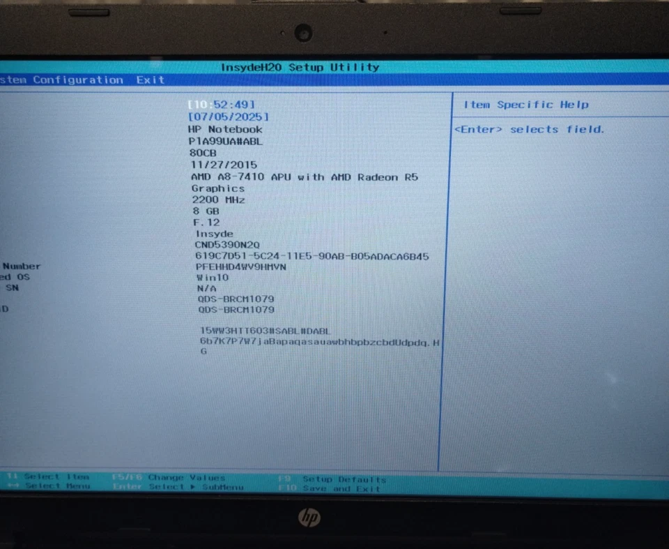 Hp Notebook 15-af148ca 15.6" Laptop AMD A8-7410 Radeon R5 8GB RAM 1TB HDD W10H - Image 2 of 4