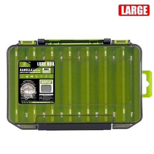 Fishing Tackle Box 14 Compartments Double-Sided Lure Hook Storage Organizer Case - 第 23/26 張圖片