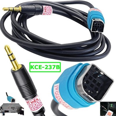 AUX In 3,5mm Klinke Line Kabel Adapter passend für Alpine IVA-W200Ri IDA-X001