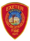 Exeter (Rockingham County) NH New Hampshire Fire  Dept. patch - NEW!