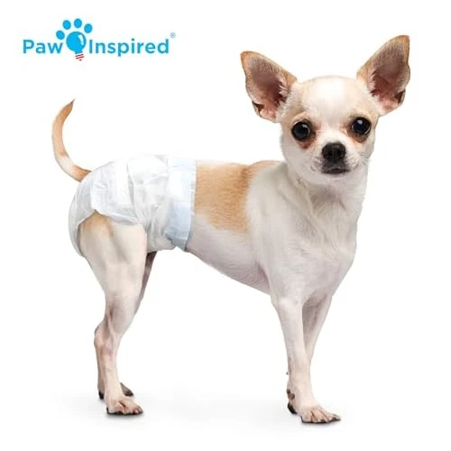 Paw Inspired Disposable Dog Diapers Female XXS 32 Count - Image 4 of 4