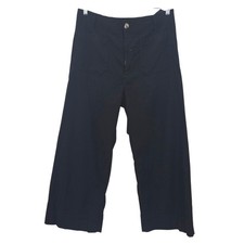 Maeve Women's The Colette Wide Leg High Rise Pants Black Size 33