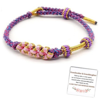DIOWUS To My Granddaughter A Link That Can Never Be Undone Cherry 8, Purple