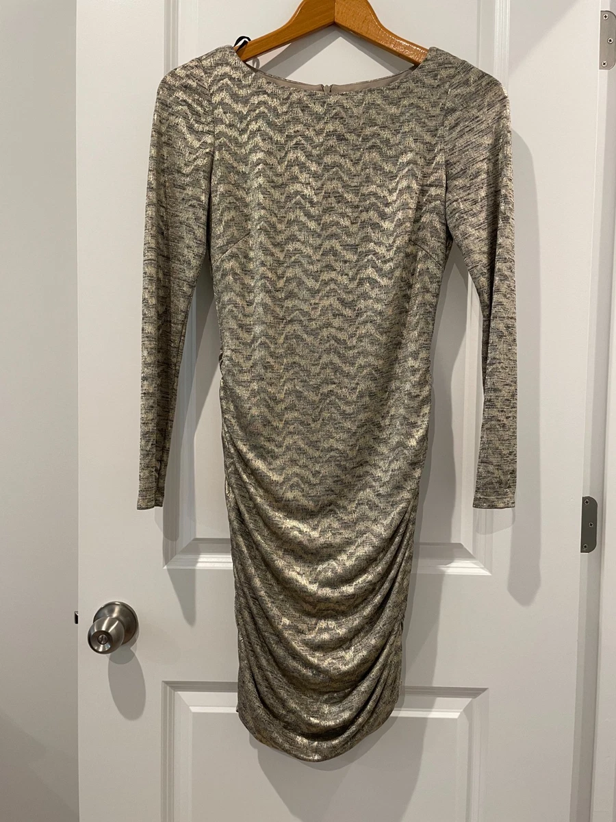 vince camuto ruched bodycon dress Dresses for Women for sale SleeveType: long_sleeve Versace Dress Lily Rose Color:Y20-12 Dusty Rose right ruching at the