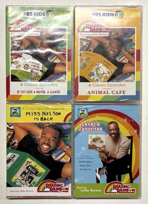 4x Reading Rainbow DVD Lot (Animal Cafe, Miss Nelson Is Back, LaVar s Favorites)