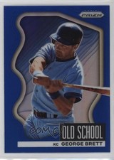 2022 Panini Prizm Old School Blue Prizm George Brett #OS-6 HOF 0w7