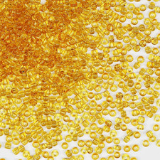 Transparent Brown Color 3Mm Seed Beads about 3500Pcs/110Grams in Bag, 8/0 Glass