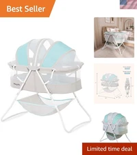 Karley Bassinet, Award Winner Lightweight Travel Baby Bassinet, Foldable Beds...