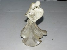 t16 Wedding Statue Enesco Bride & Groom I Give You My Heart Figurine 2005