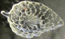 VINTAGE ANCHOR HOCKING GRAPE CLUSTER CLEAR GL...