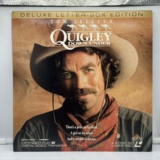 Quigley Down Under Laserdisc, 1991 Letterbox Edition - Used - FREE SHIPPING