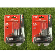 2 PCS M wauk e 48-11-2460 M12 12V RED LITHIUM XC 6.0 Extended Capacity Battery
