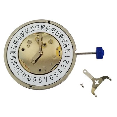 Quartz Watch Movement with Battery 5 Hands Single Calendar For RONDA 5021.D AA